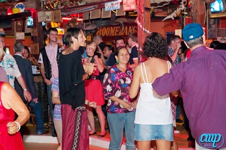 The dance floor was never empty during the entire night.